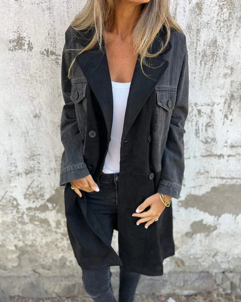 Astrid™ | Manteau en denim élégant pour femmes