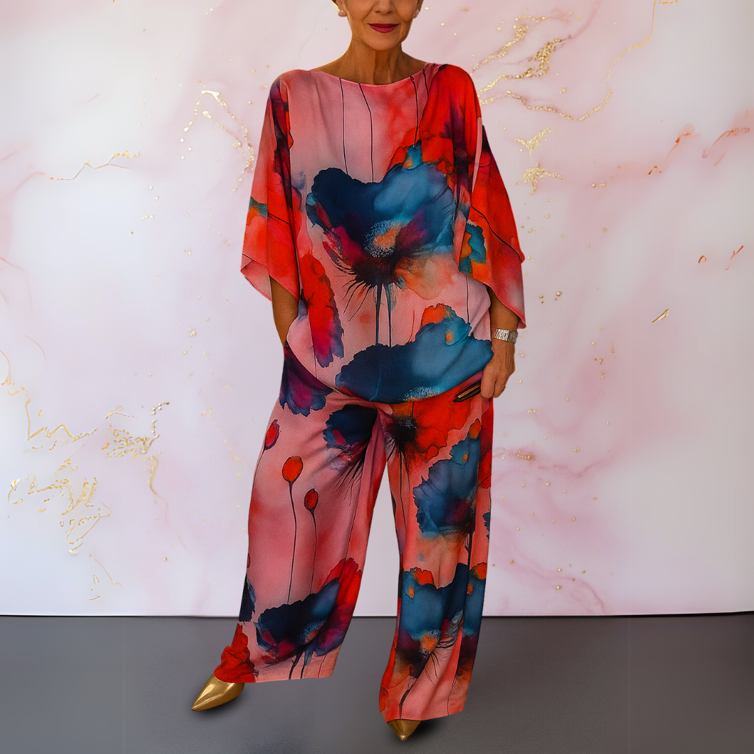 Claudine | Ensemble Fleuri Fluide