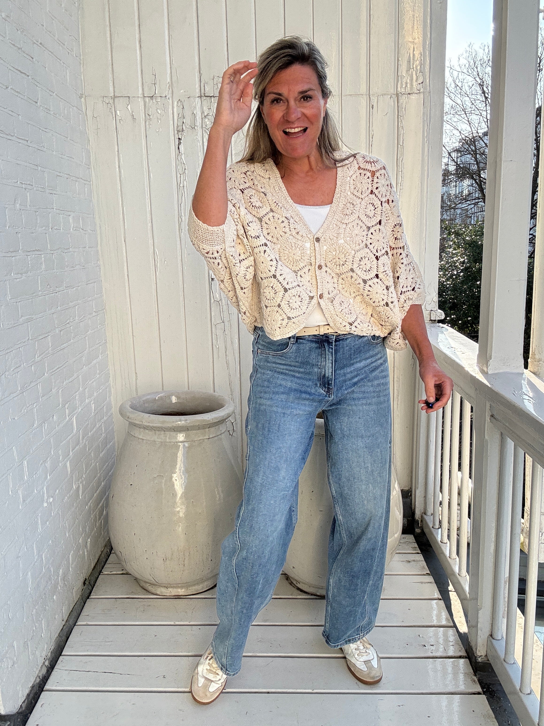 Kato™ – Gilet Crochet Chic et Confortable pour Femme