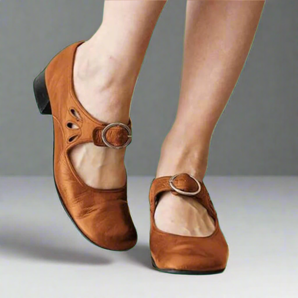 Lisa™ - Sandales en cuir orthopédique avec semelle compensée confortable