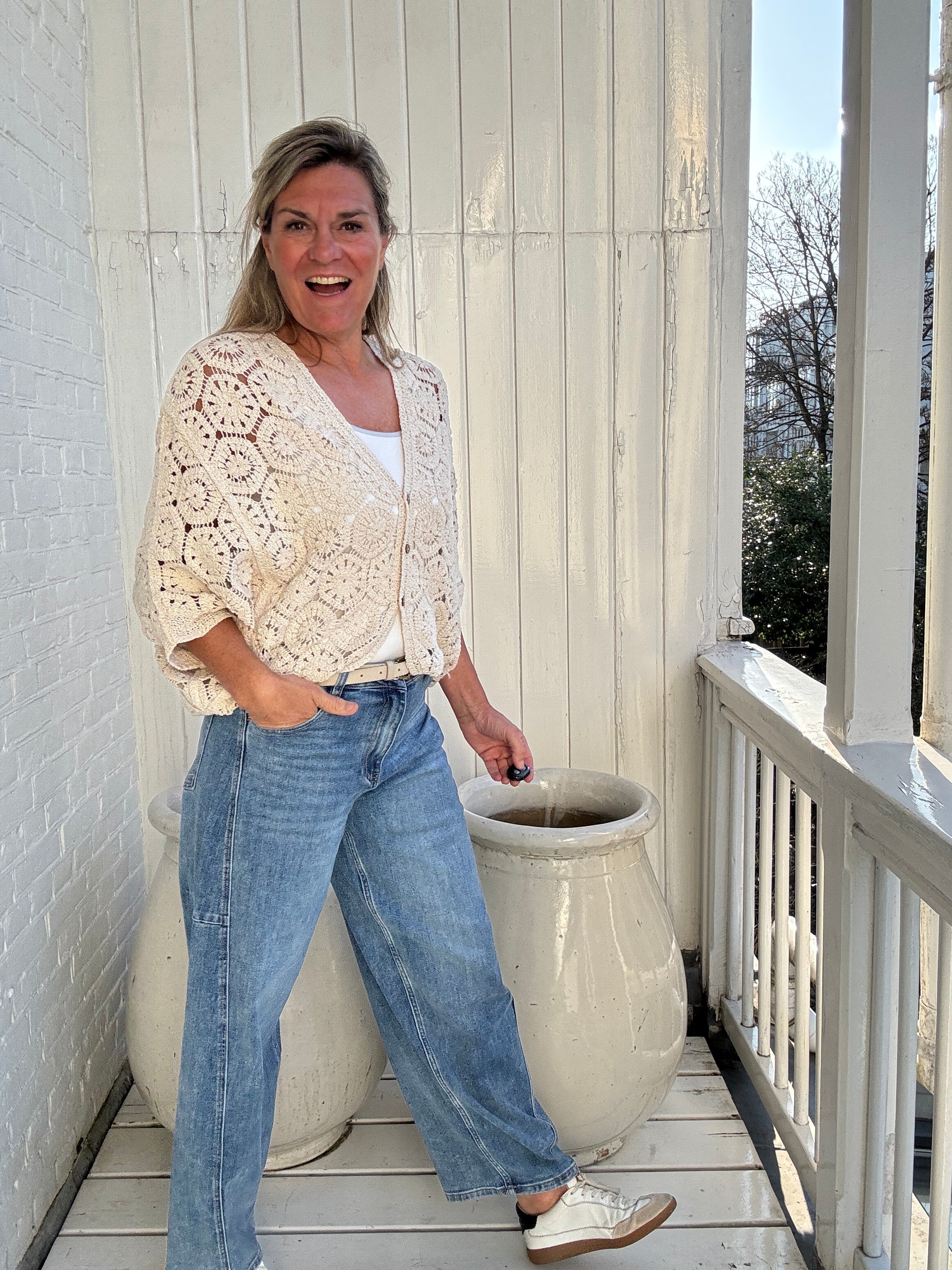 Kato™ – Gilet Crochet Chic et Confortable pour Femme