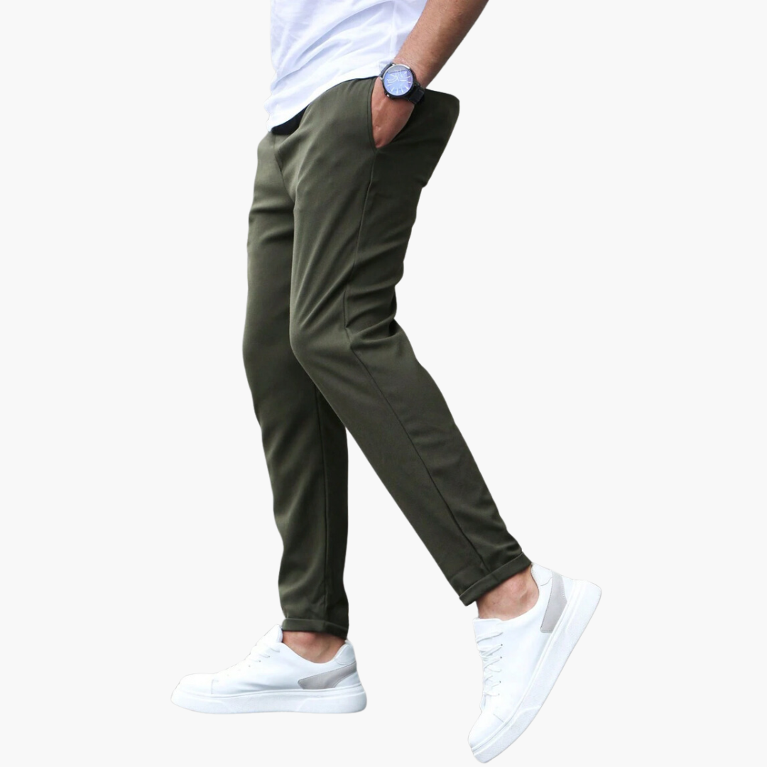 Jonas - Pantalon stretch moderne et flexible pour hommes
