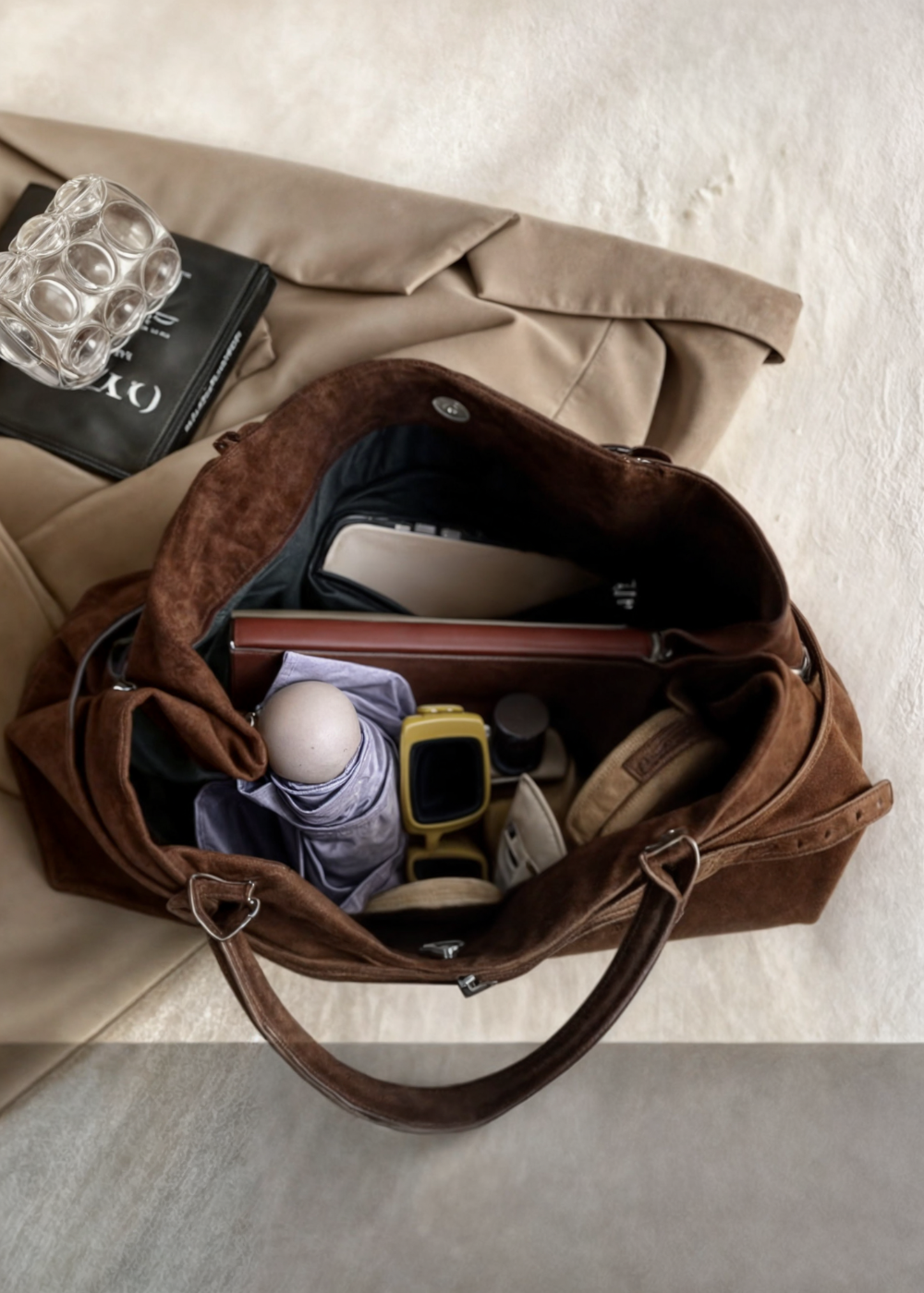 Celeste Suède BB™ – Douceur Intemporelle pour un Style Sans Effort