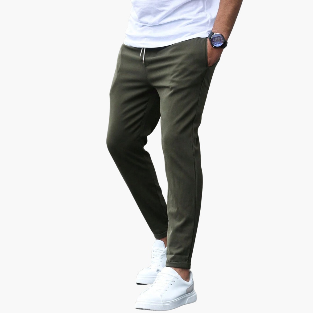 Jonas - Pantalon stretch moderne et flexible pour hommes