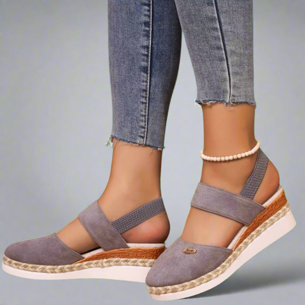 Gitta | Sandales à Talon Wedge Grande Taille – Confortables et Polyvalentes