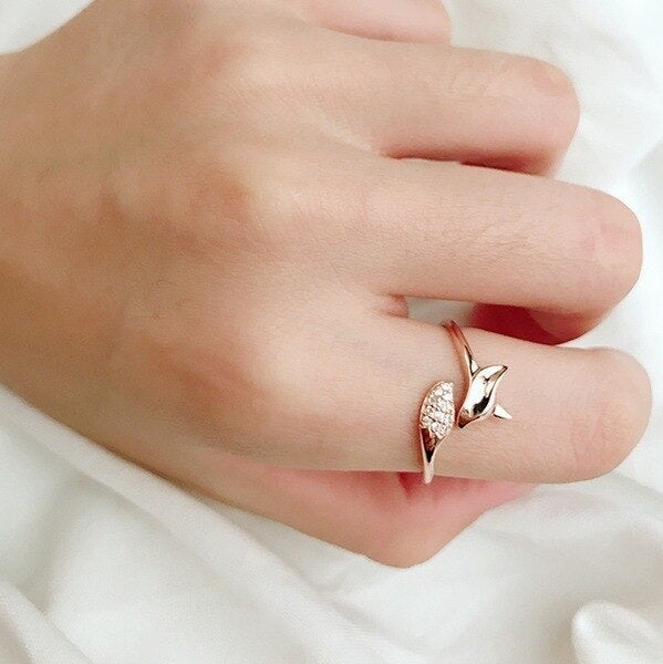 Bague en Argent Rose Fox