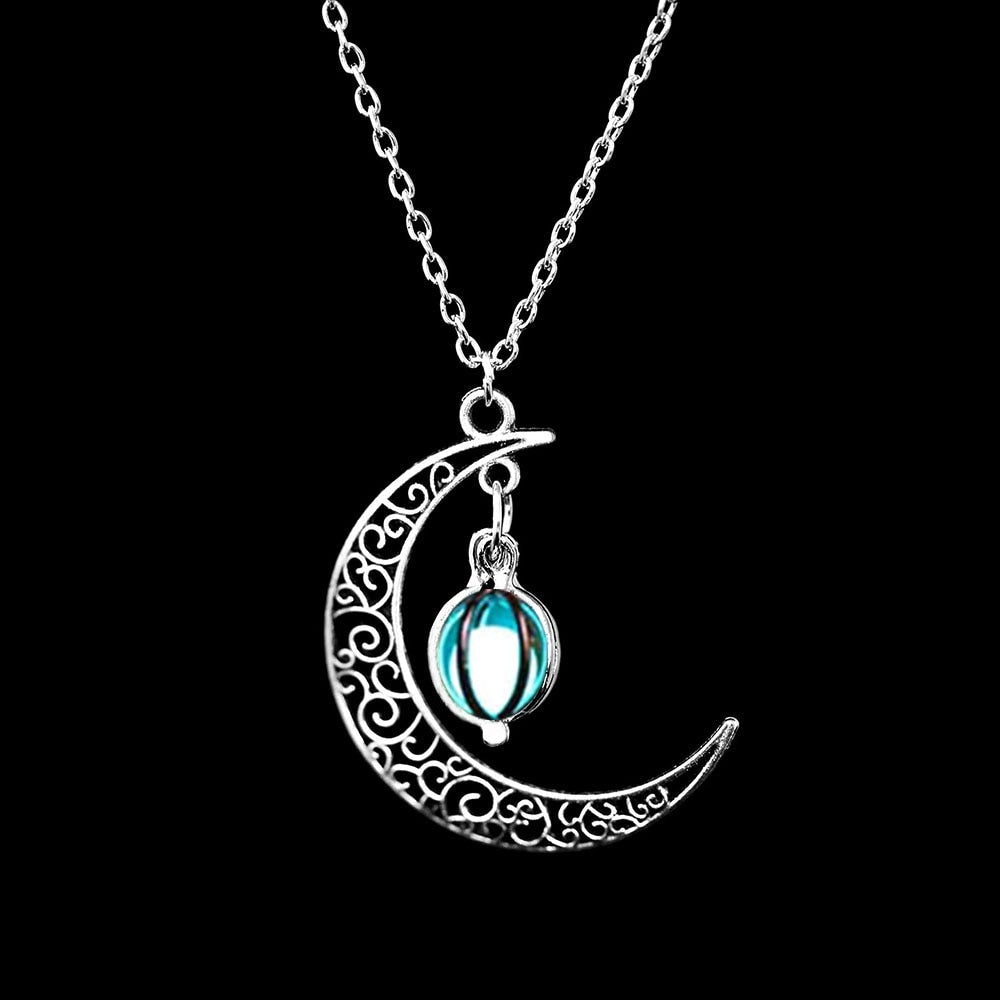 Pendentif Lumineux Lune