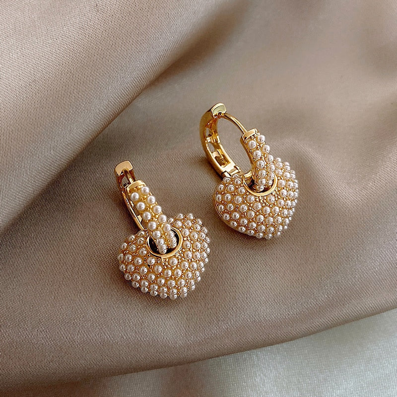 Boucles d'oreilles Perle d'Amour en Or