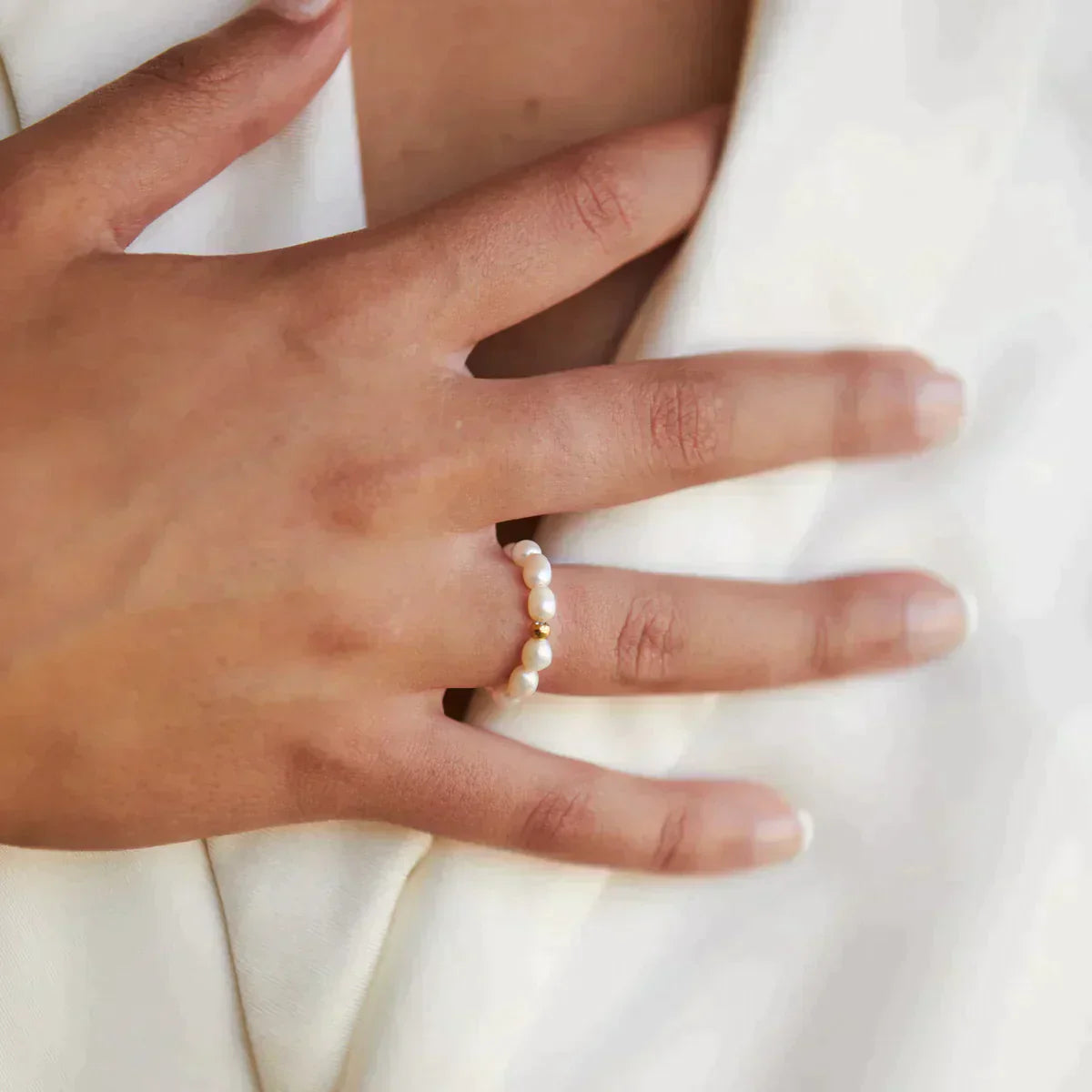 Bague en perles Maui