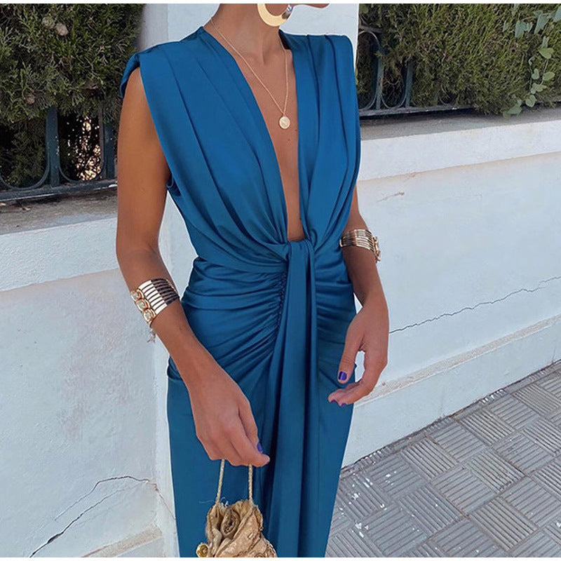 Crocetta | Robe Élégante Décolletée