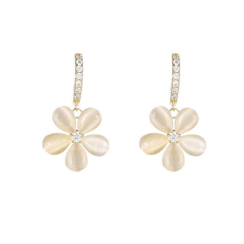 Boucles d'oreilles florales