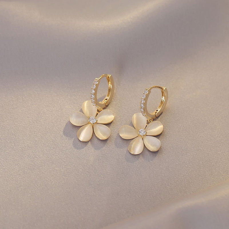 Boucles d'oreilles florales