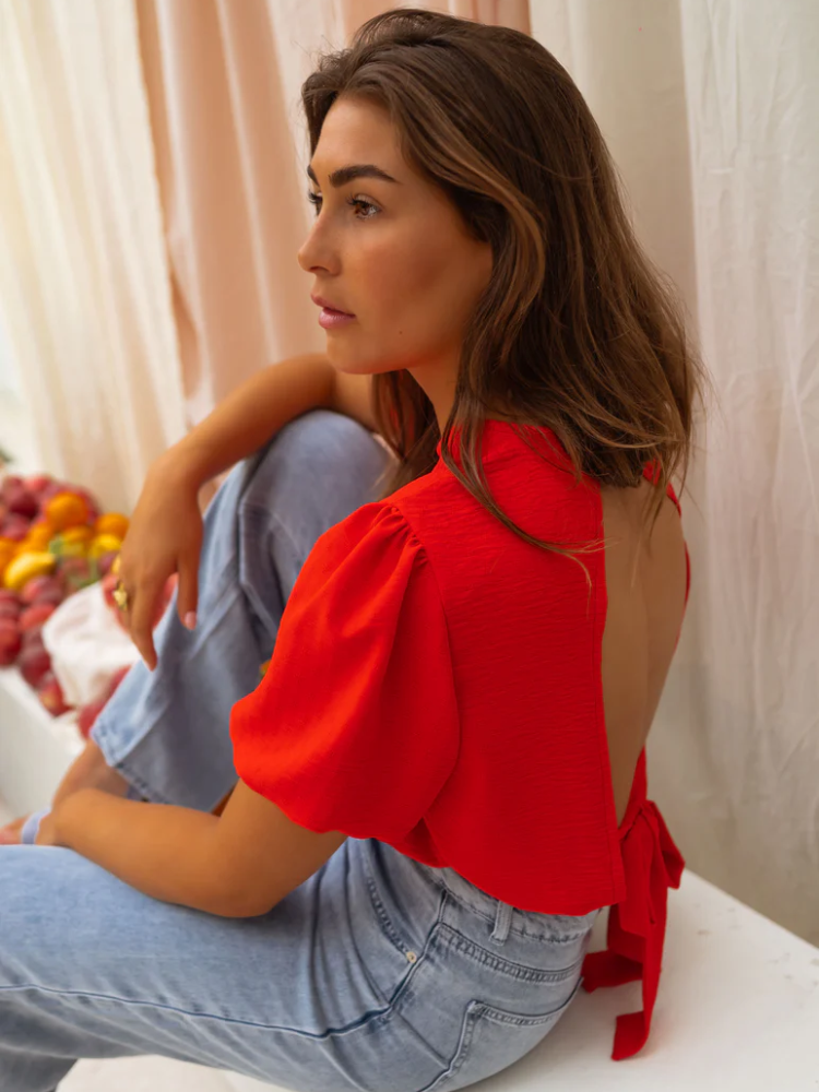 LORENA™ | LA BLOUSE CROPPÉE