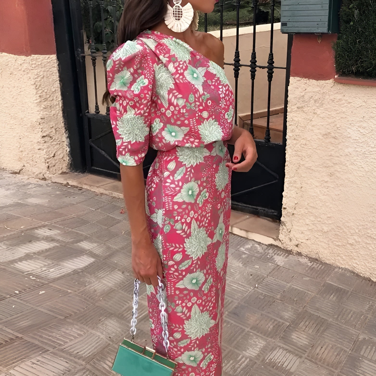 Milena™ | Robe Longue Imprimée