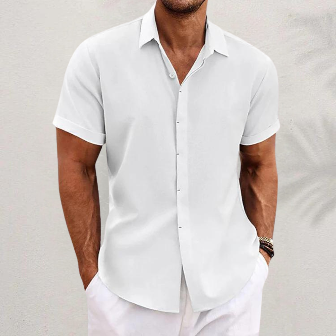 Aleandro™ – Chemise en lin classique et respirante (1+1 GRATUIT)