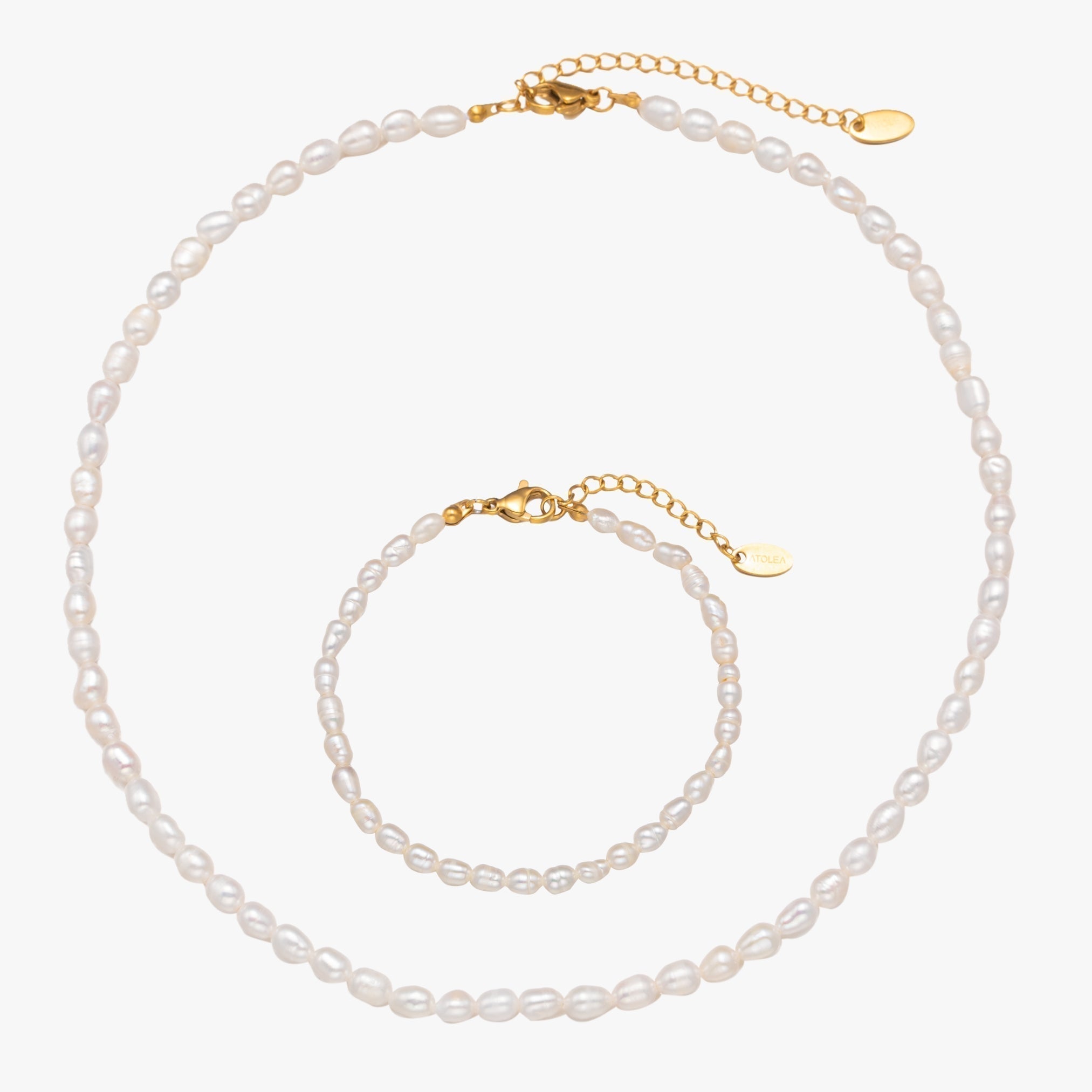 Ensemble de perles d'eau douce