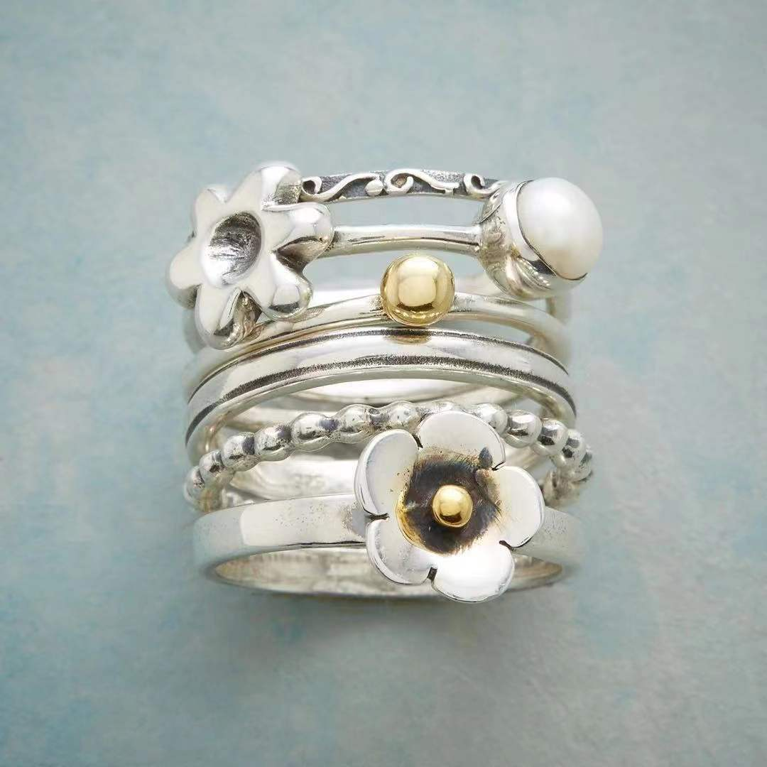 Bague en Argent Vintage