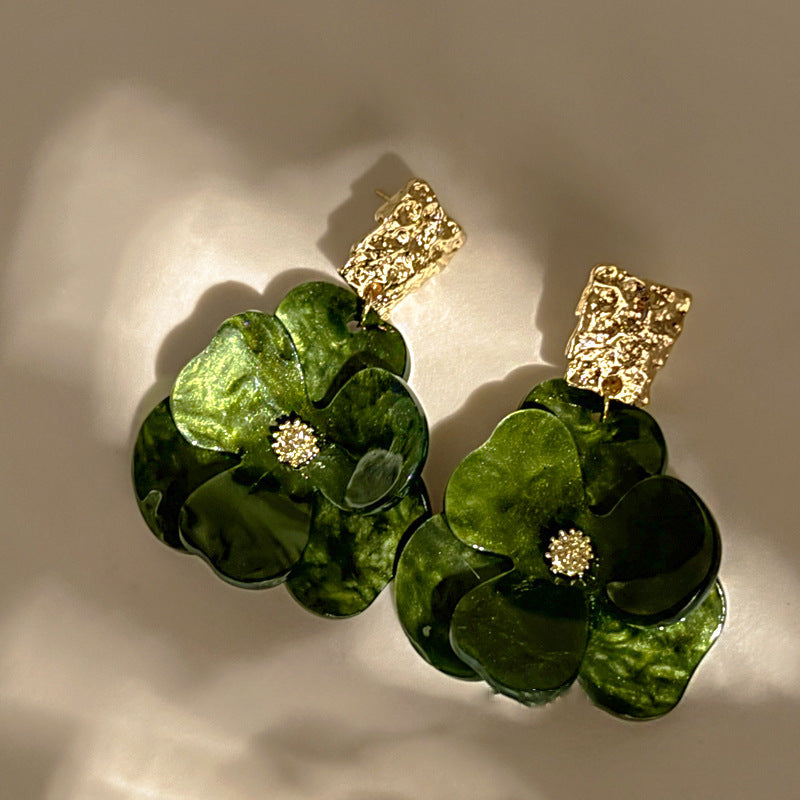 Boucles d'oreilles bohémiennes en fleurs