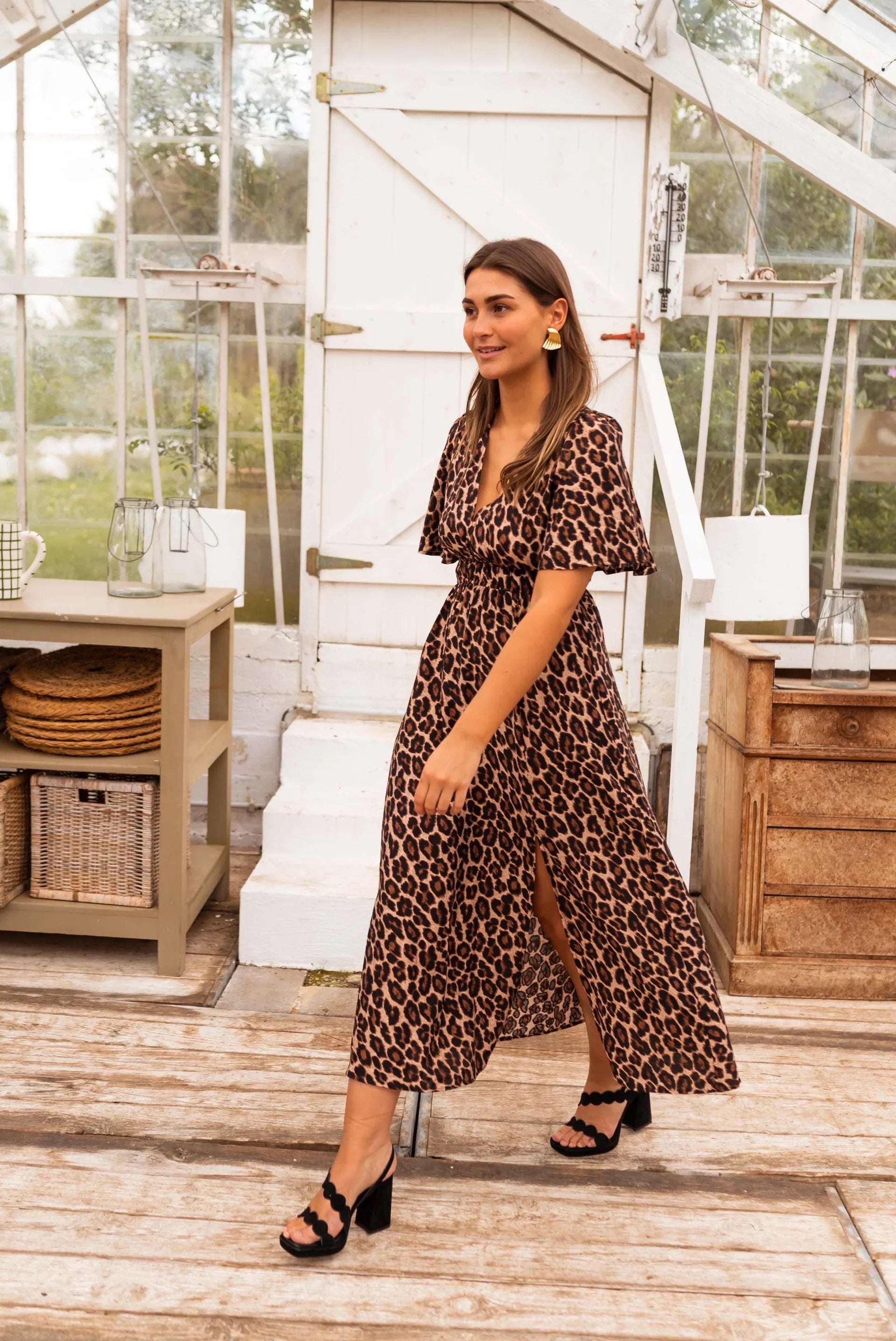 STELLA™ | LA ROBE MAXI EN LEOPARD