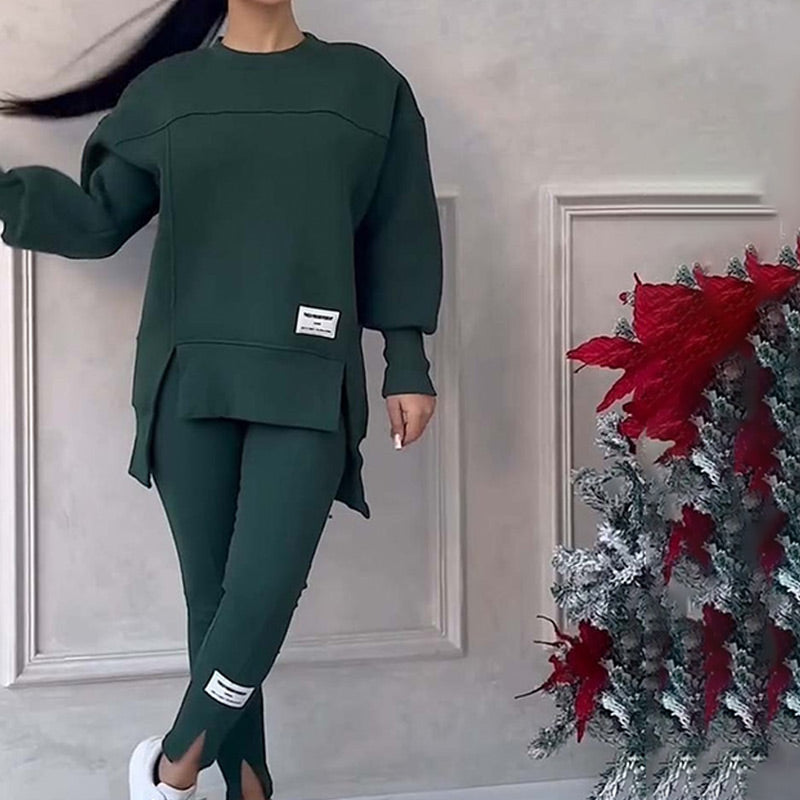 Monique | Ensemble décontracté de sweat-shirt et leggings pour femmes