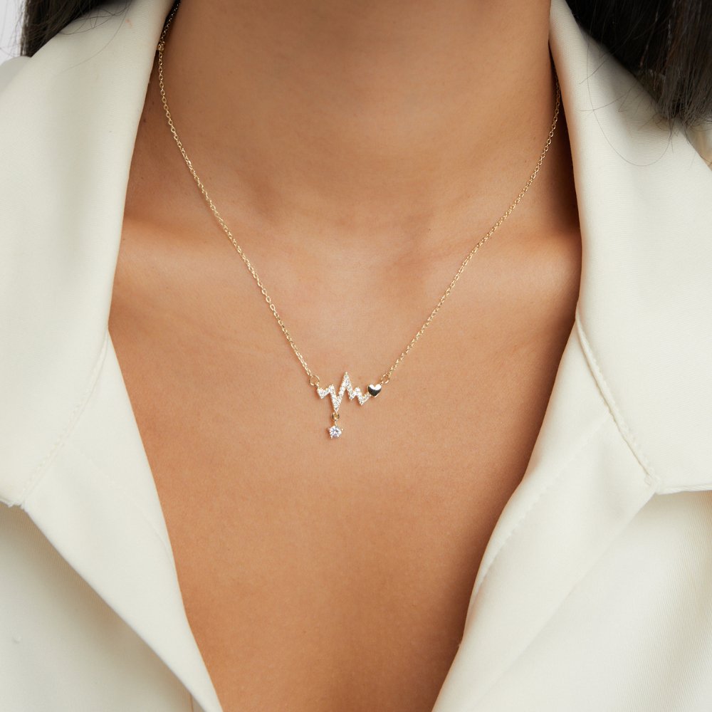 Collier avec battement de cœur