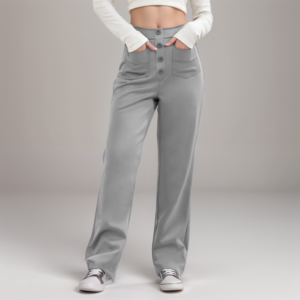 Elsa | Pantalon élastique taille haute | 1+1 GRATUIT