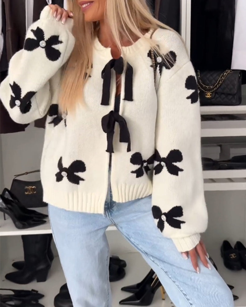 Irina™ – Gilet Féminin avec Nœud Décoratif