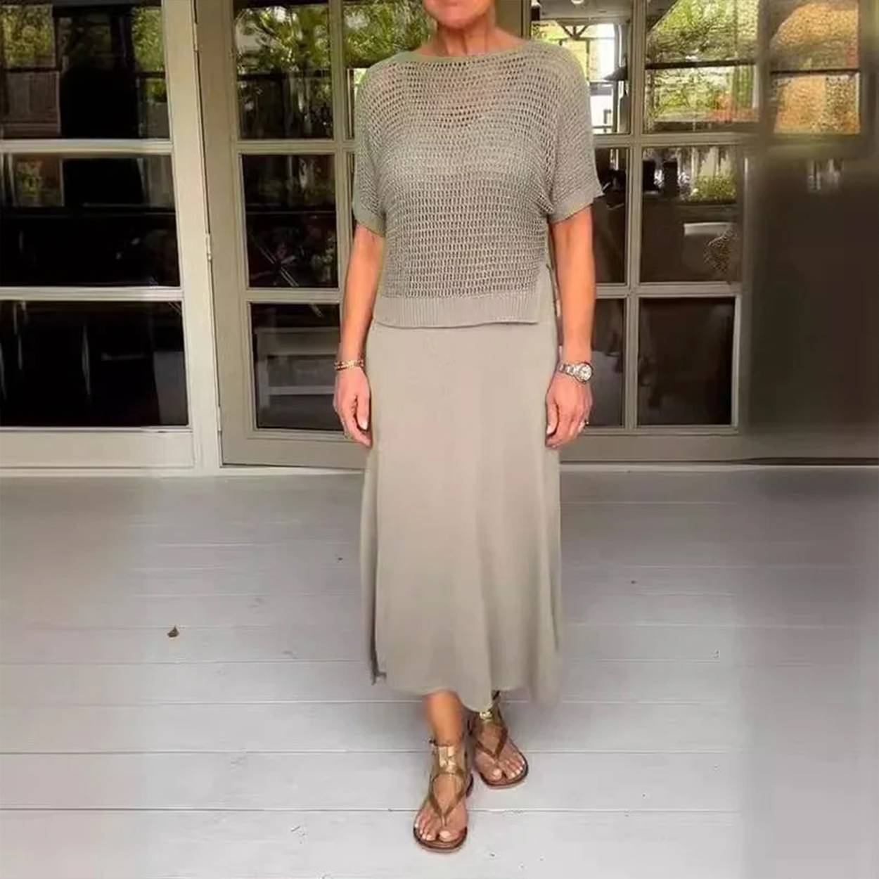 Dumez™ – Élégance Aérée et Confort Deux-en-Un