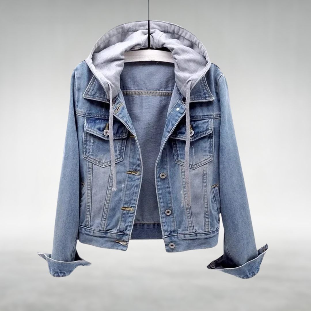 Annette™ – Veste en Jean à Capuche Moderne
