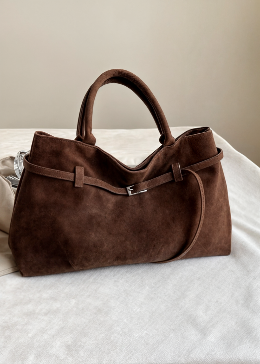 Celeste Suède BB™ – Douceur Intemporelle pour un Style Sans Effort