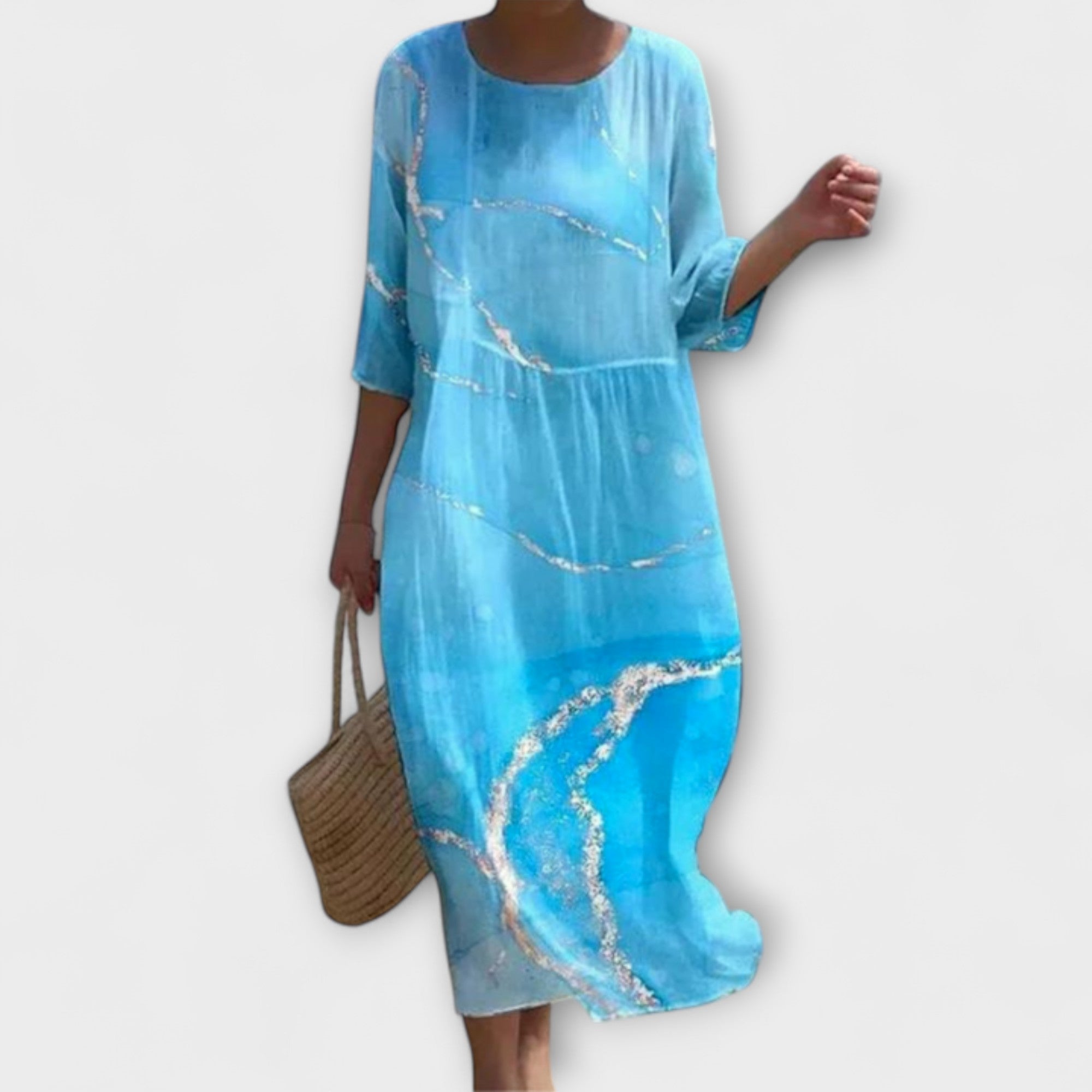 Miranda™ – Robe maxi fleurie fluide et féminine