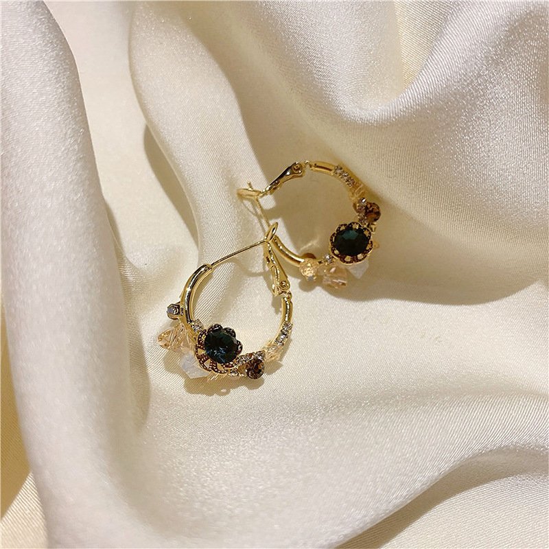 Boucles d'oreilles vintage fleurs