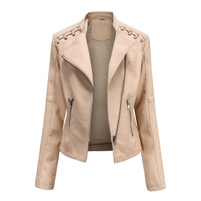 Karin™ – Veste en Cuir au Style Raffiné