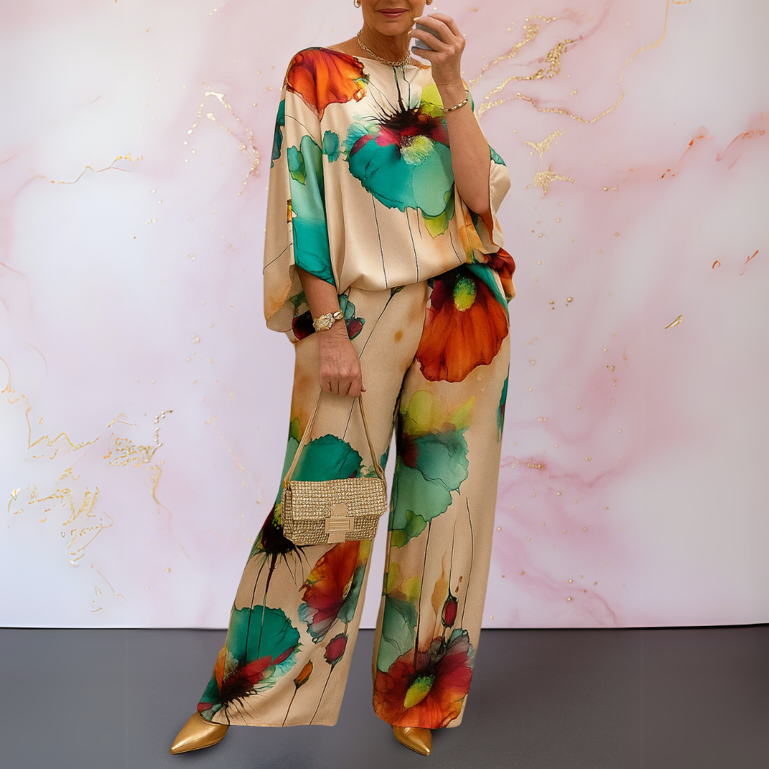 Claudine | Ensemble Fleuri Fluide