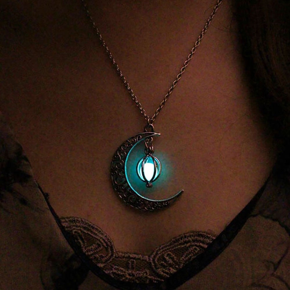 Pendentif Lumineux Lune