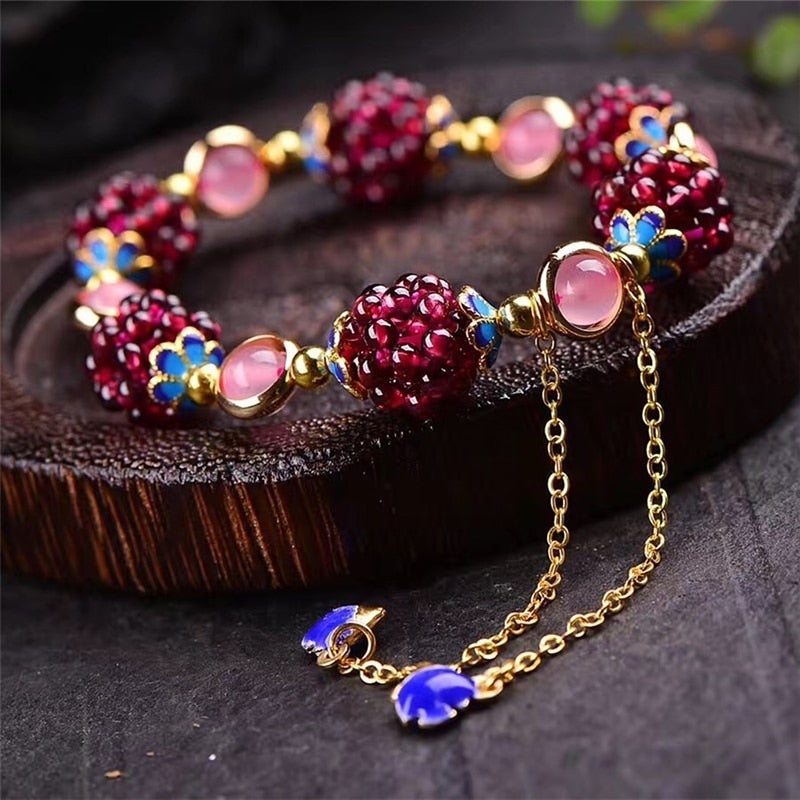 Bracelet en Berries de Pierre Naturelle