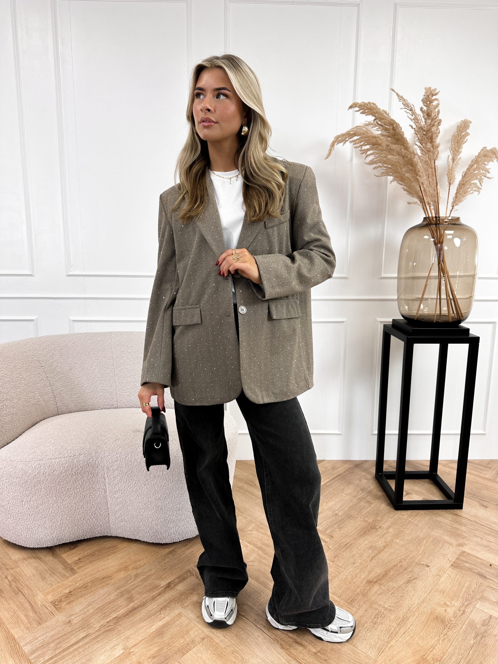 Milena™ – Blazer Asymétrique Moderne et Stylé