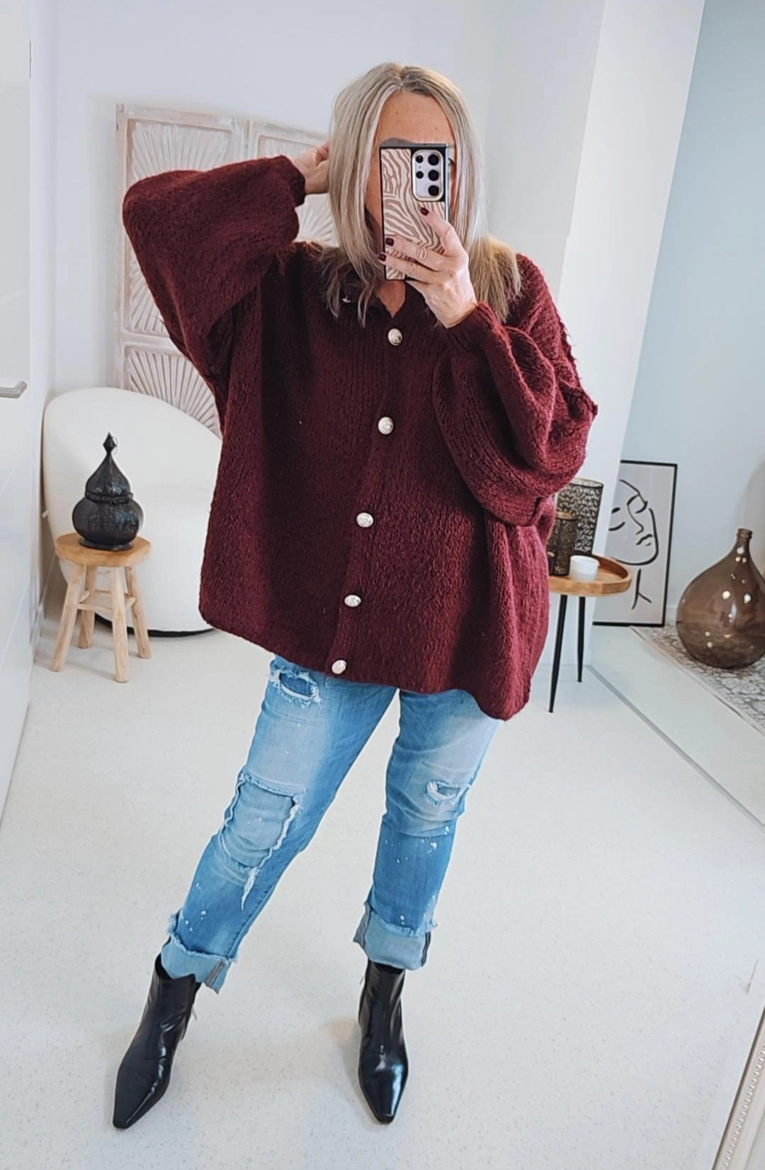 Thekla™ – Veste en Tricot Élégante et Douce