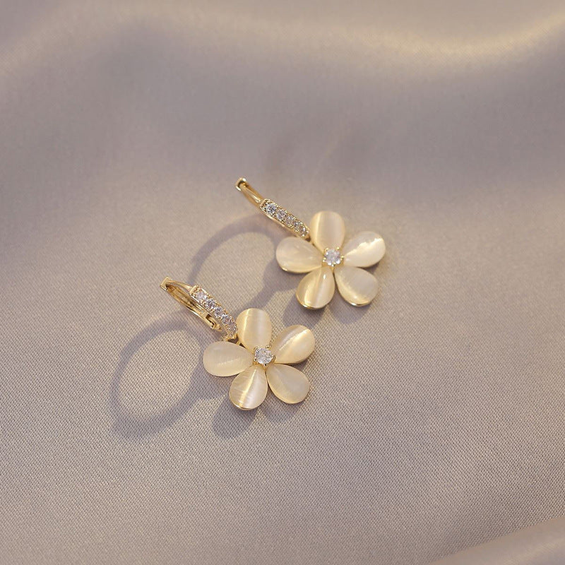 Boucles d'oreilles florales