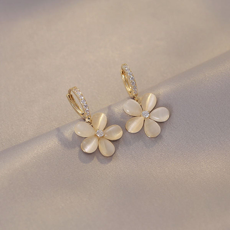 Boucles d'oreilles florales