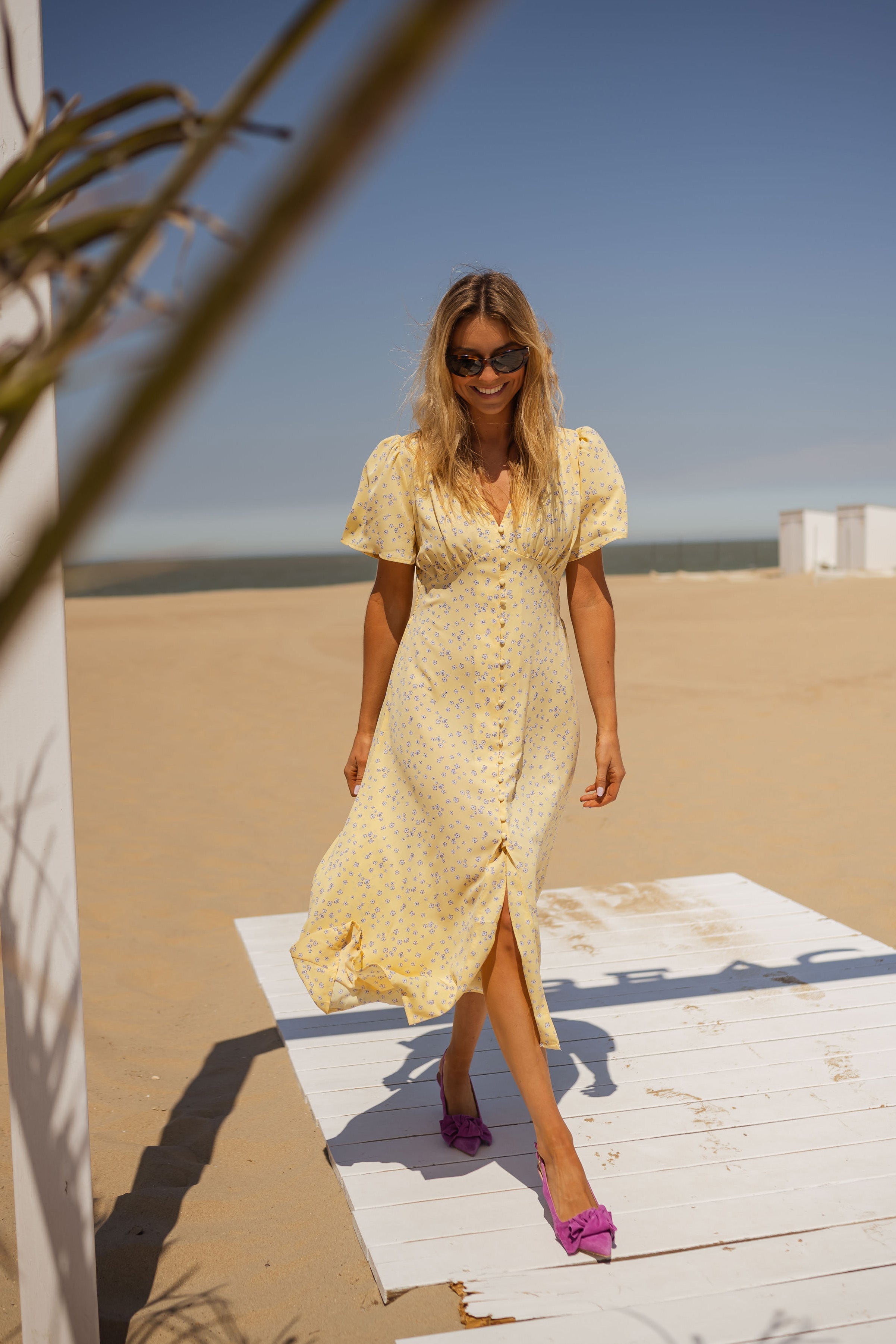 Diana™ | La Robe Midi d'Été à Fleurs