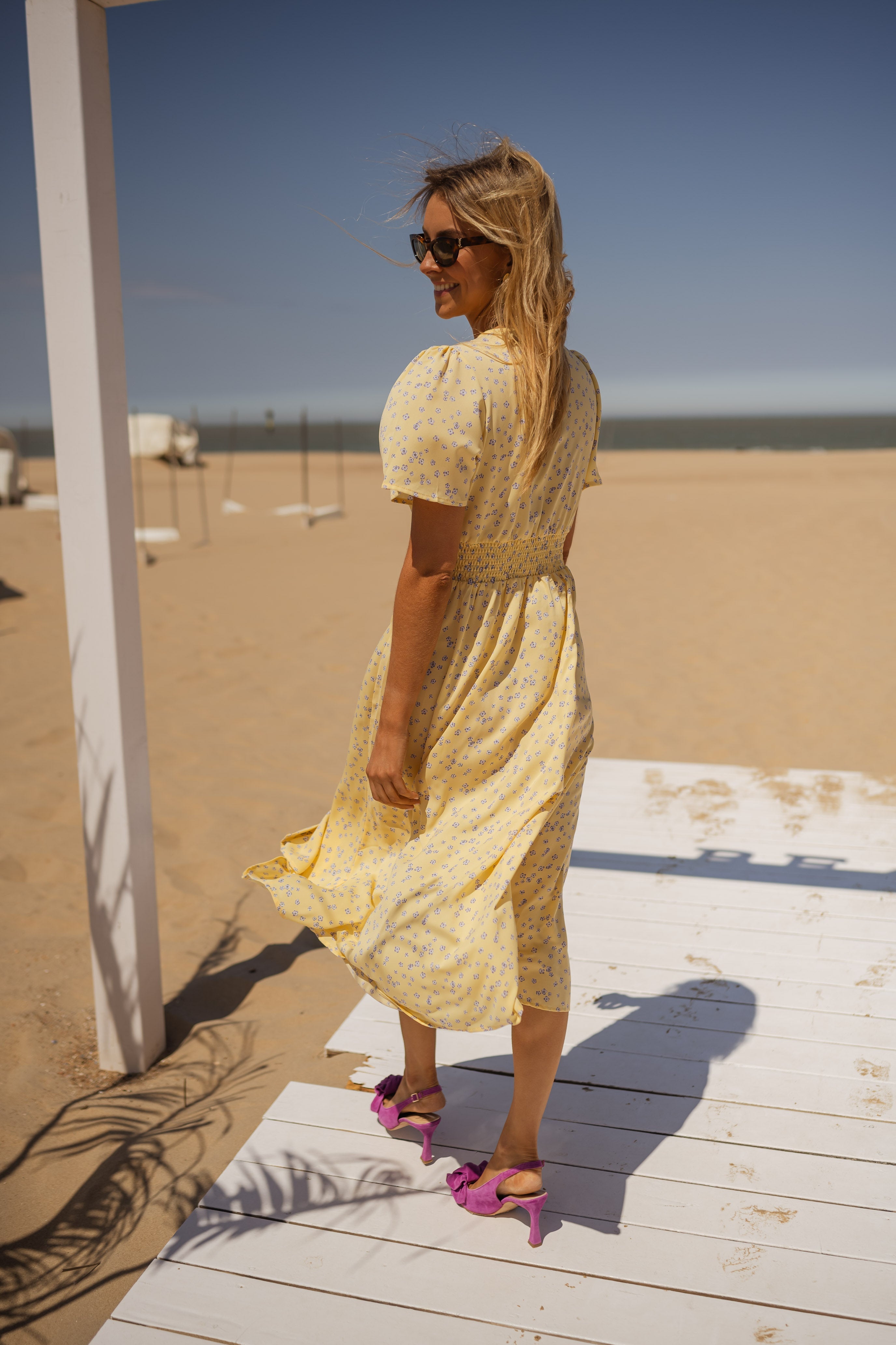 Diana™ | La Robe Midi d'Été à Fleurs