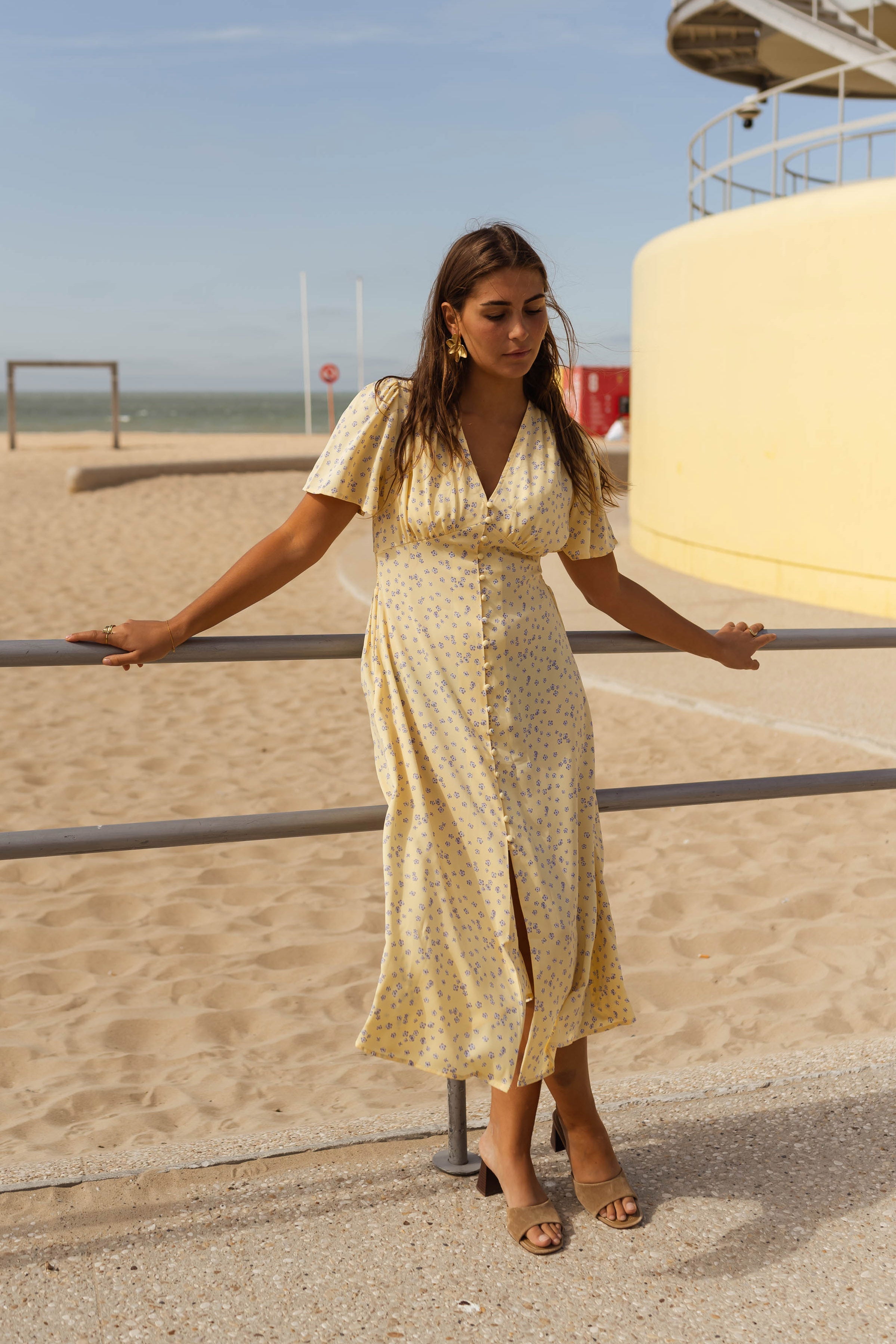 Diana™ | La Robe Midi d'Été à Fleurs