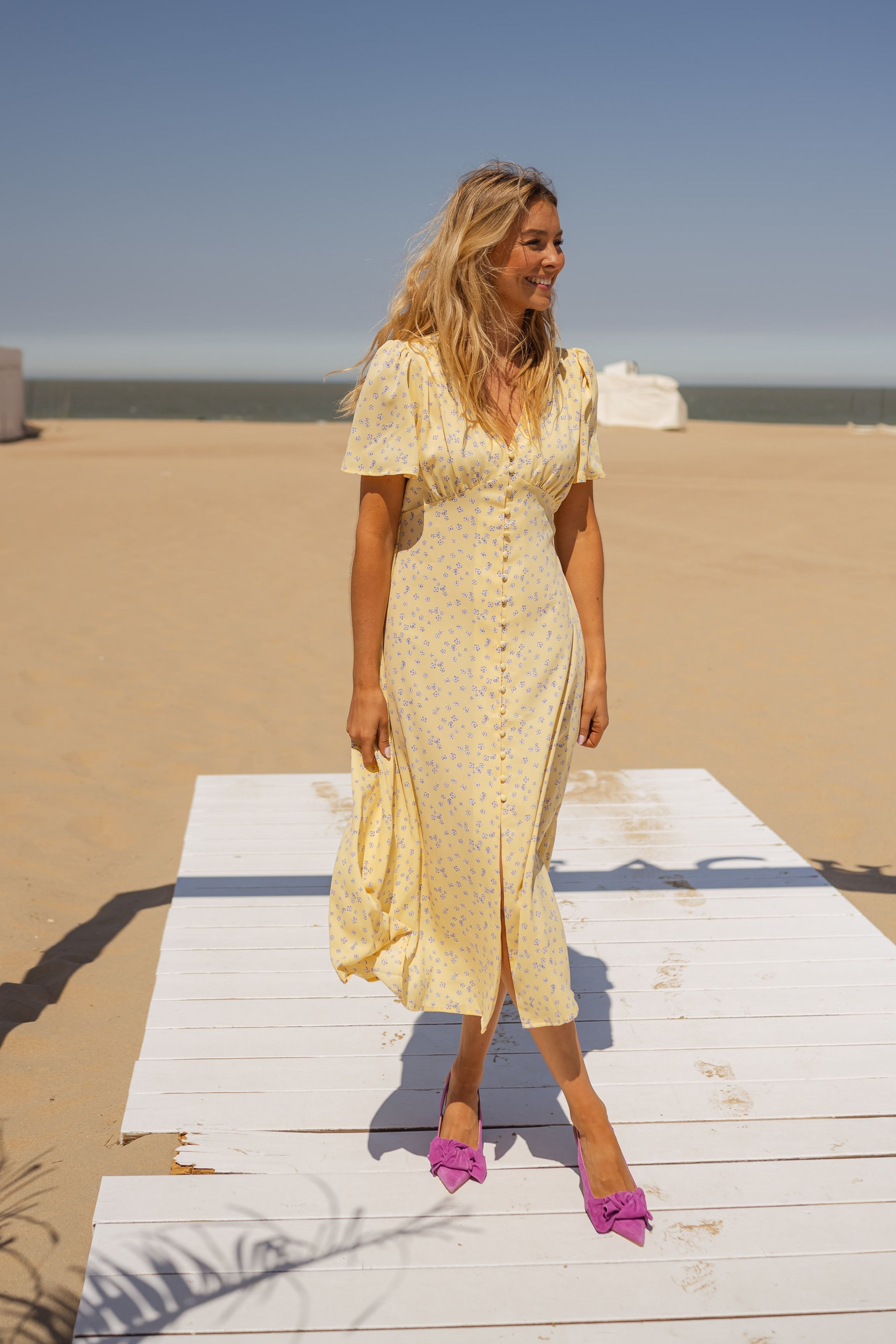 Diana™ | La Robe Midi d'Été à Fleurs