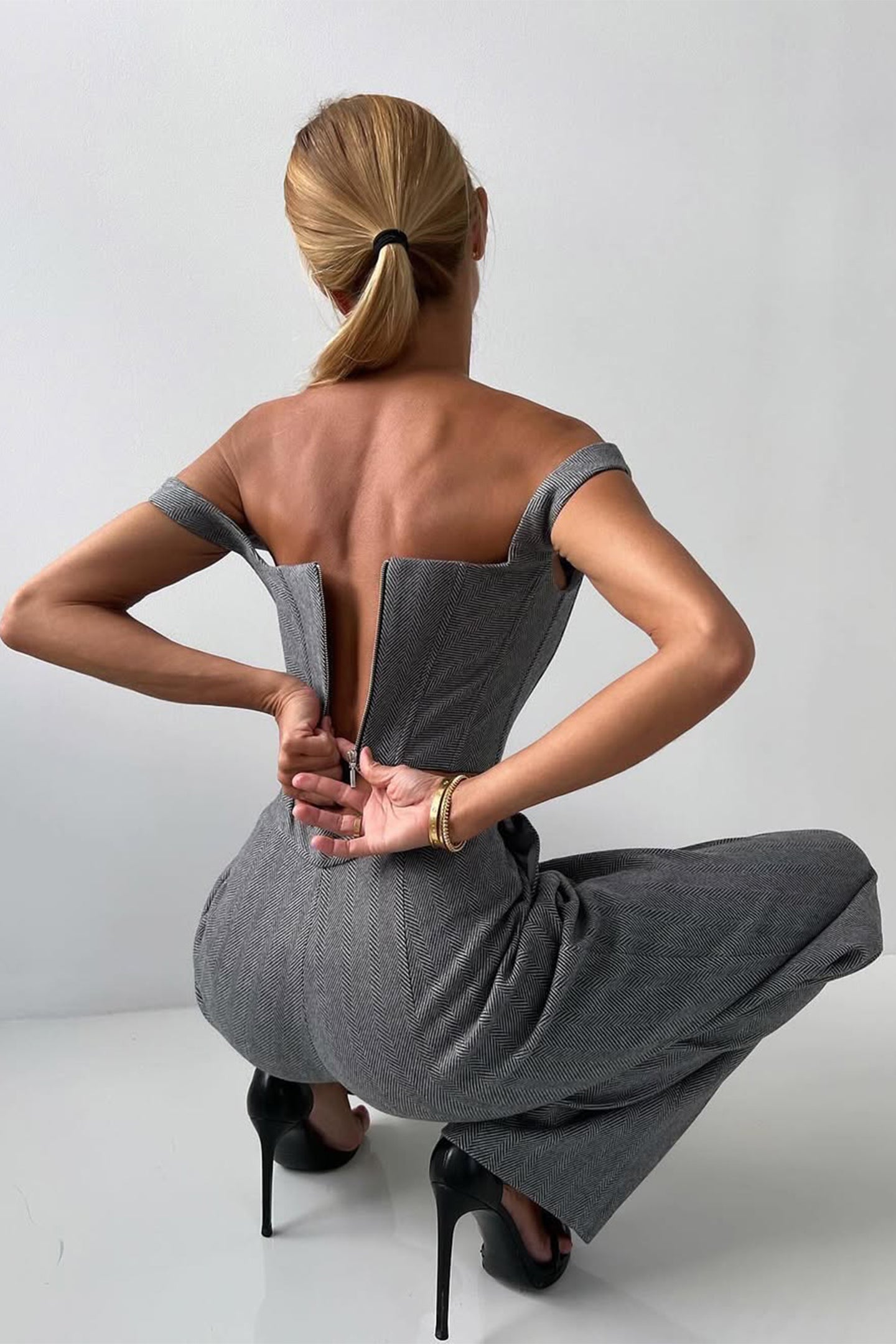 Dolce™ - Ensemble de trois pièces avec blazer à double boutonnage