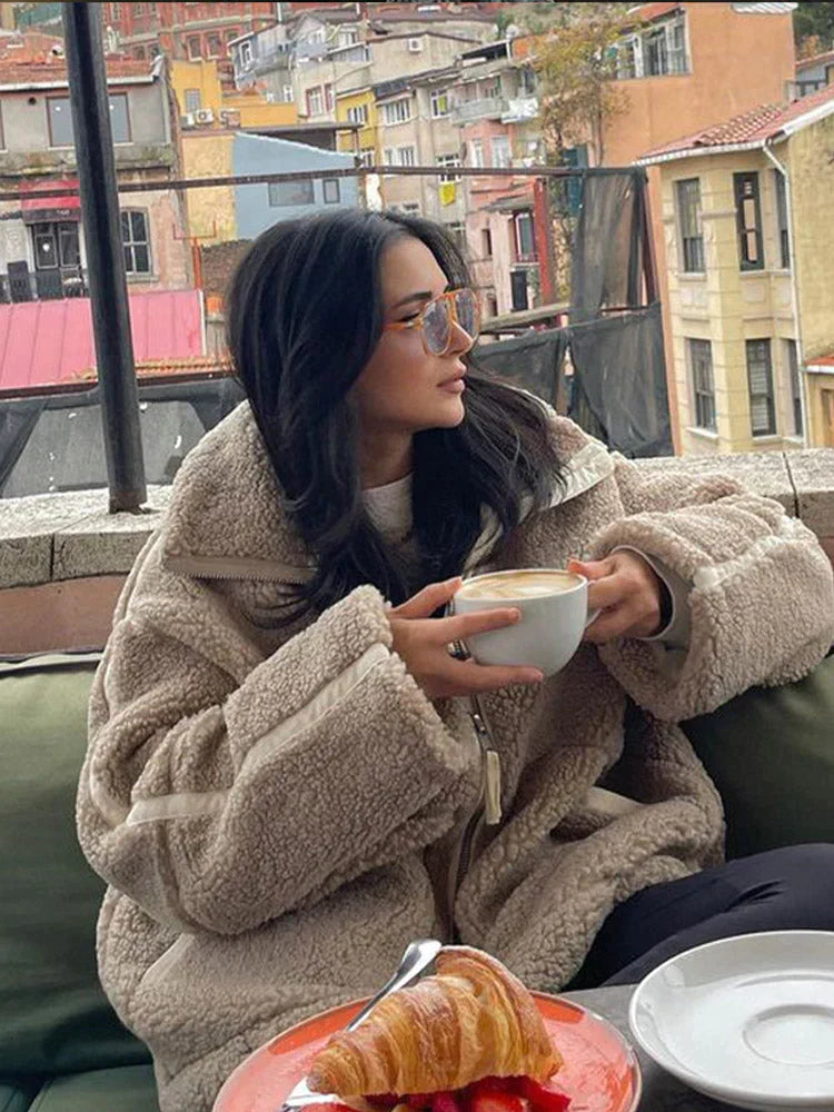 Iduna™ – Veste Loose Fit en Polaire Douce