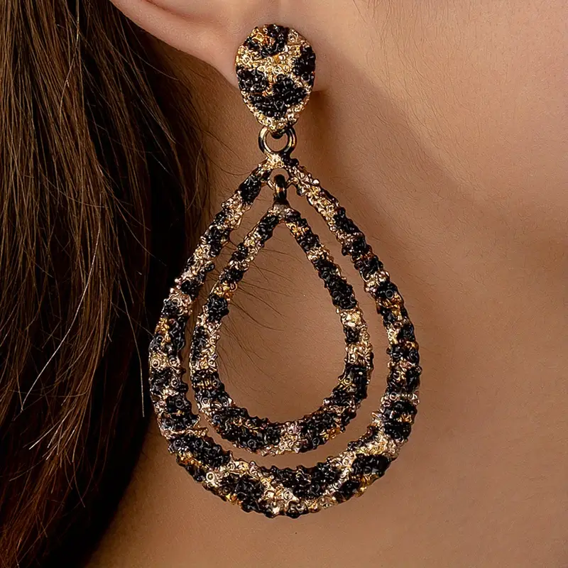 Boucles d'oreilles en or noir