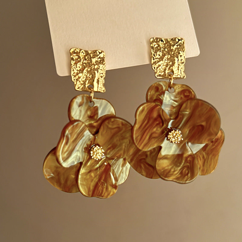 Boucles d'oreilles bohémiennes en fleurs