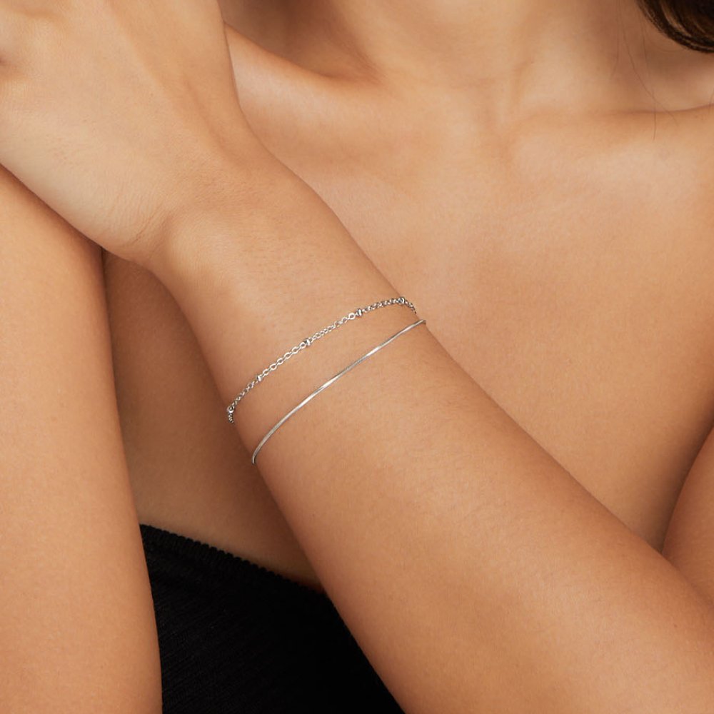 Bracelet en argent Pia