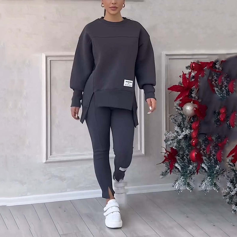 Monique | Ensemble décontracté de sweat-shirt et leggings pour femmes
